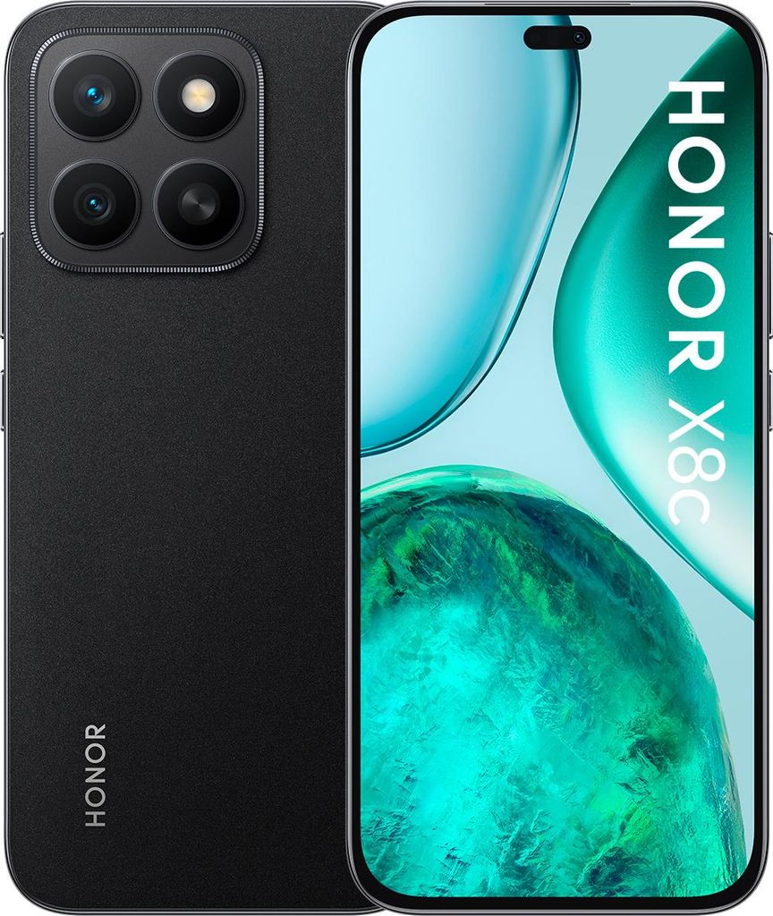 Honor X8c Dual Sim LTE 256GB, 8GB RAM, Black Produktbild 