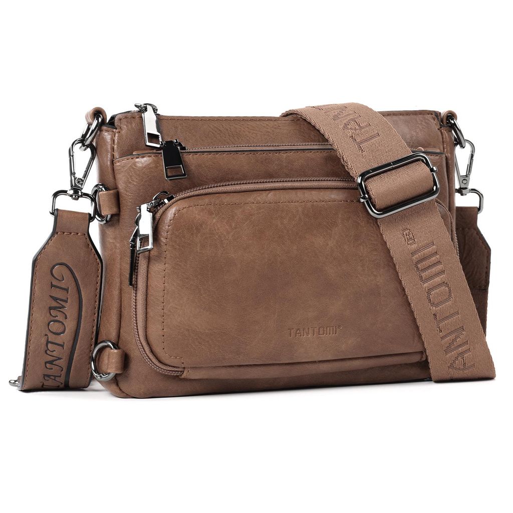Damen Umhängetasche Klein, Vintage Schultertasche Crossbody Produktbild 