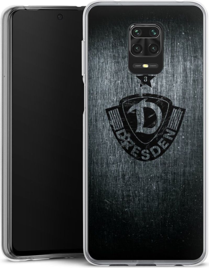 DeinDesign Handyhülle für Xiaomi Redmi Note 9 Pro Silikon Hülle Case Smartphone Schutzhülle Offizielles Lizenzprodukt SG Dynamo Dresden Vintage