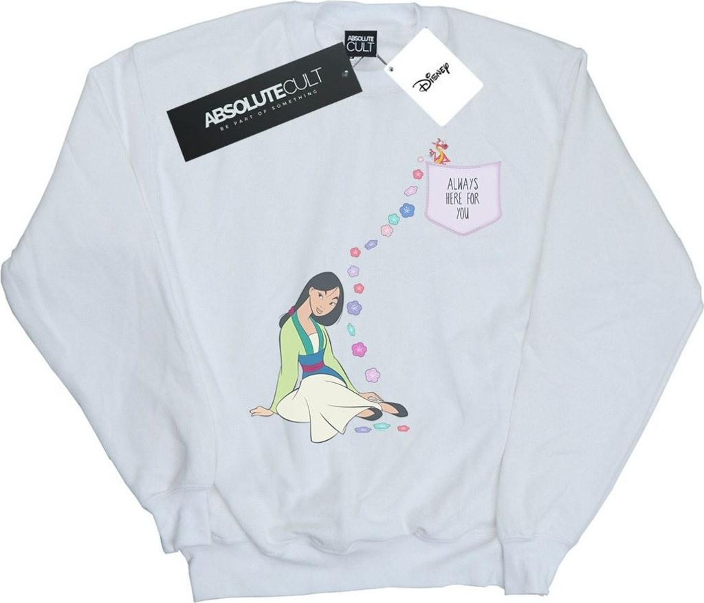 Disney - "Always Here For You" Sweatshirt für Damen BI14074 (XL) (Weiß)