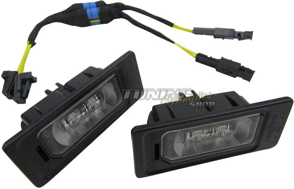 Éclairage Plaque LED VW Haute Luminosité et Adaptateur CanBus Anti-Erreur