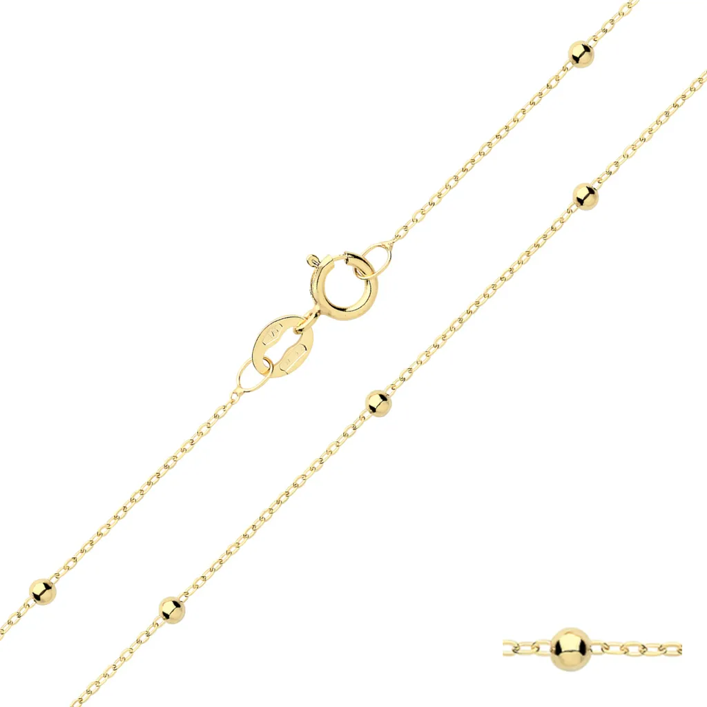 Bijou de cheville Or 9 carats pour femme - Accessoire d'été chic WJS27694