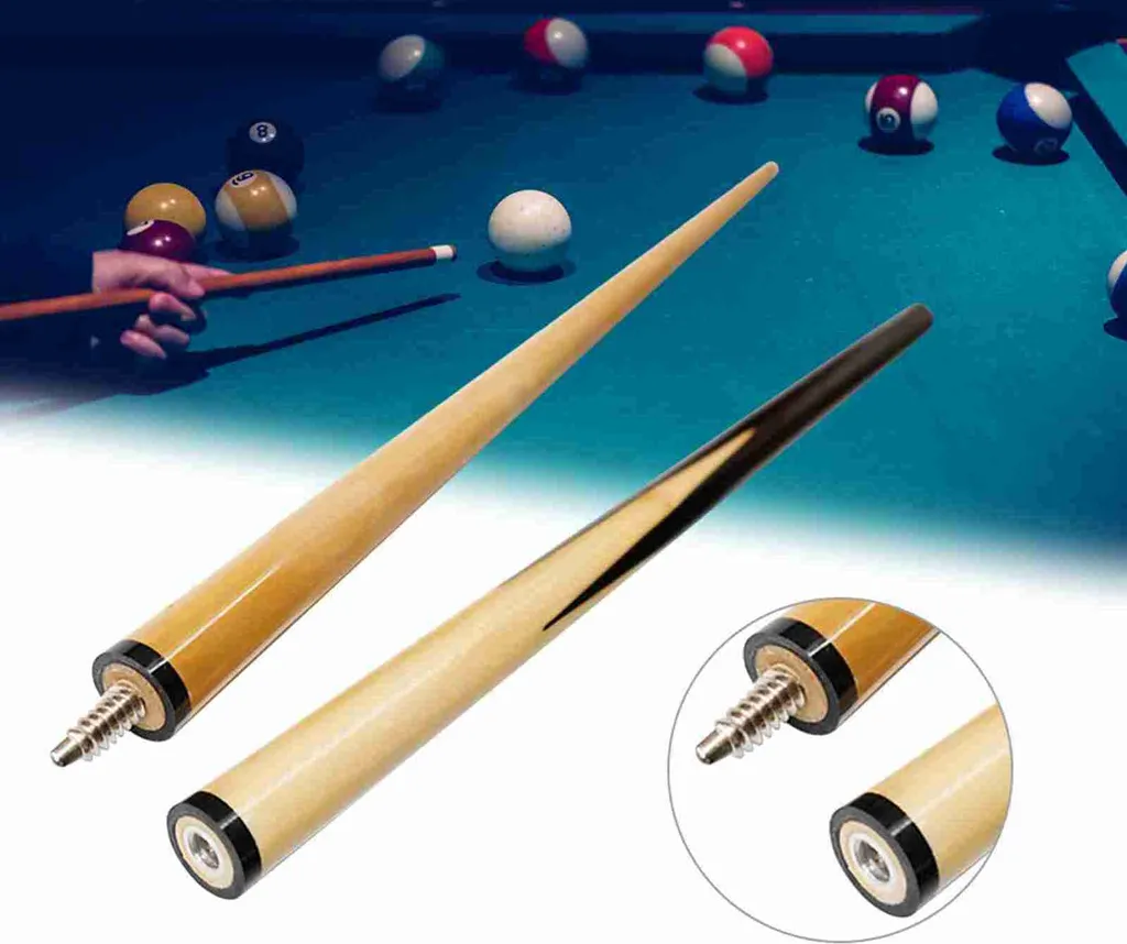 Canne de billard junior 122 cm démontable en bois blanc de frêne