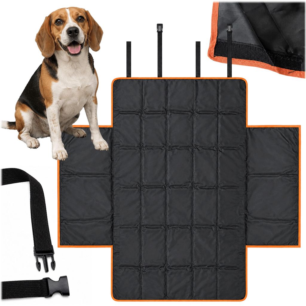 KRUMAD Bagageruim beschermmat voor honden, 180x170 cm, Productafbeelding  AI-gegenereerde afbeelding