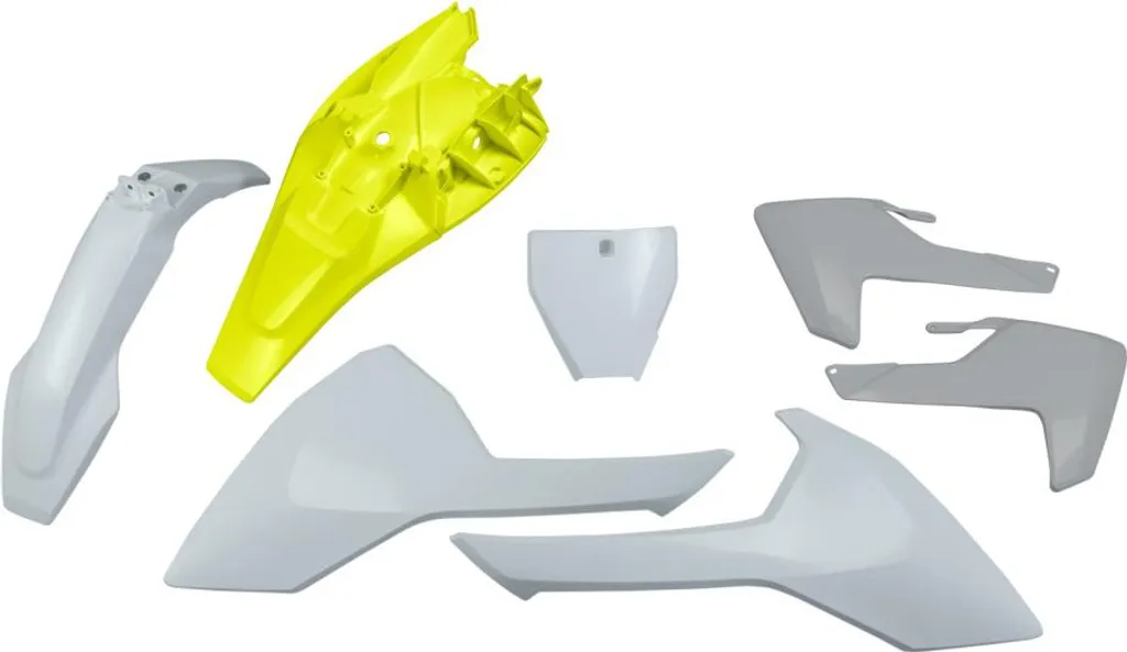 Kit carénage résistant Husqvarna TC 85 UFO Plast blanc gris jaune
