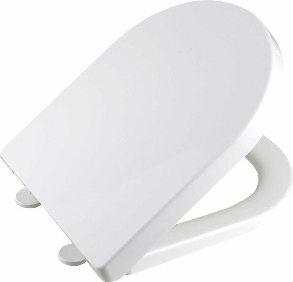 Aqualine DONA WC-Sitz, Soft Close, Easy Take, Weiß Produktbild 