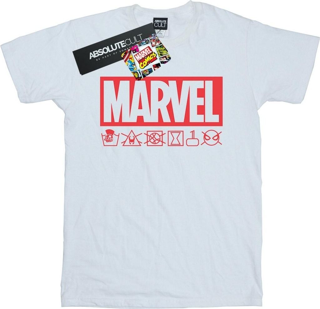 Marvel - "Wash Care" T-Shirt für Damen BI50449 (S) (Weiß)