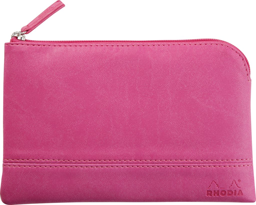 Rhodia Rhodiarama Etui aus Kunstleder Reißverschluss, 11x17 cm Fuchsia 116542C