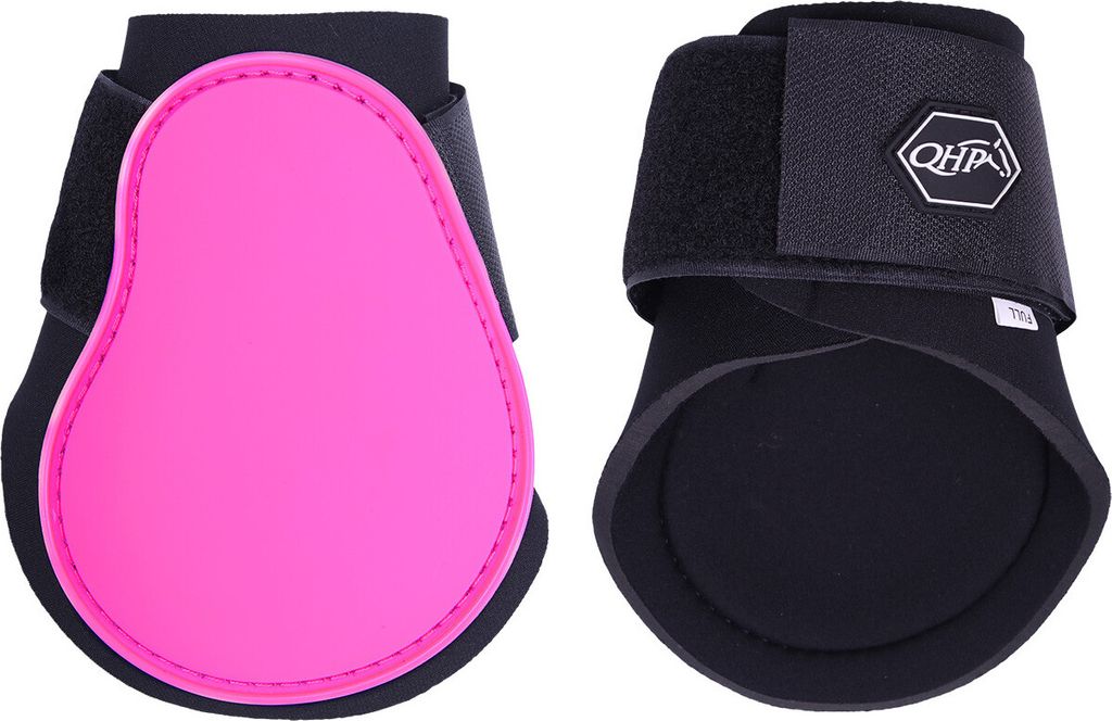 ARBO-INOX Streichkappen Hartschale Neopren Klettverschluss QHP 12 Farben Größe - Full Warmblut Farbe - fuchsia