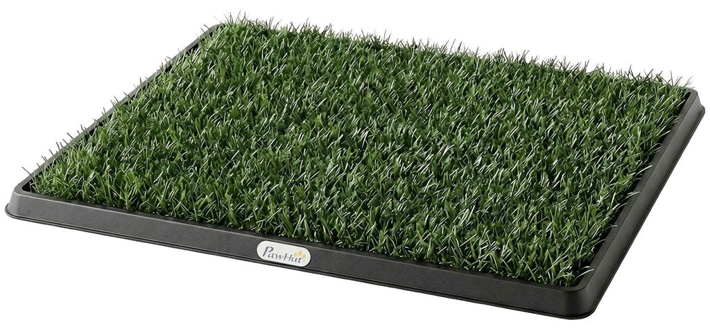 PawHut hondenwc 63x50,5 cm, hondenpotje met 2 wasbare Productafbeelding 