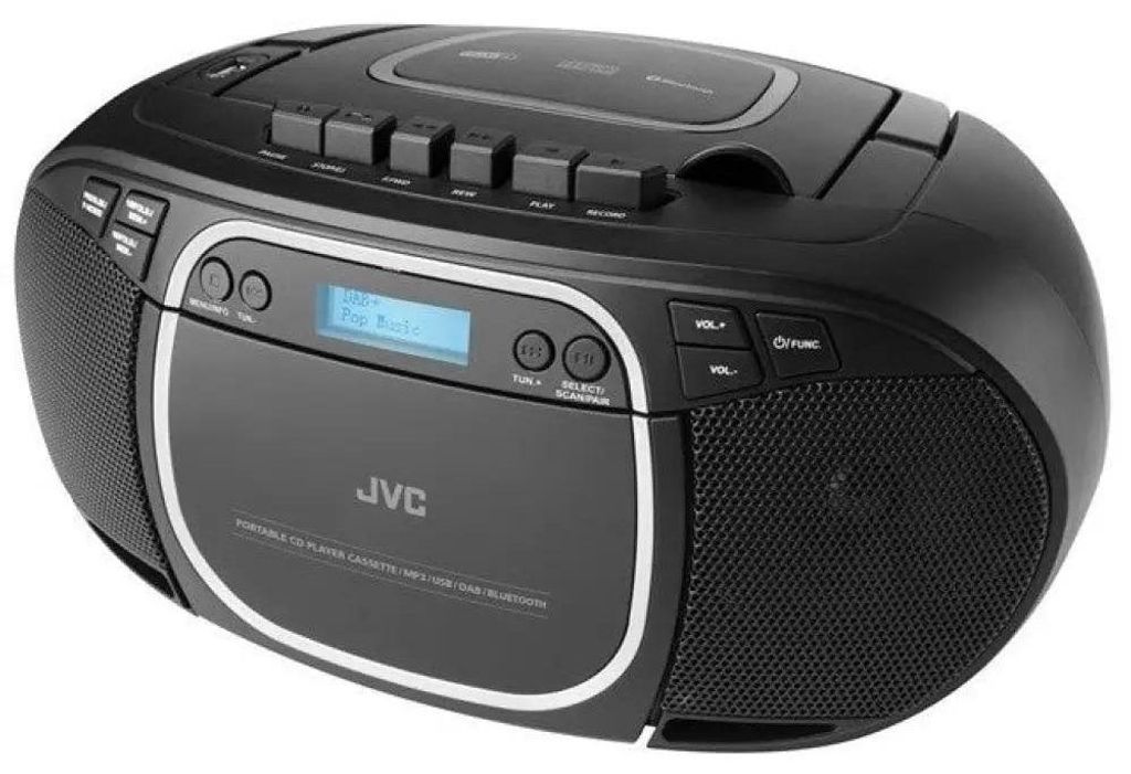 JVC RC-E561B-DAB Boombox-Radioplayer, schwarz Produktbild 