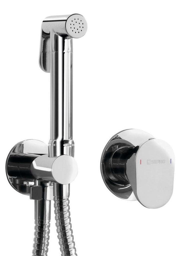 Sapho AXAMITE Unterputz-Armatur mit WC-Handbrause