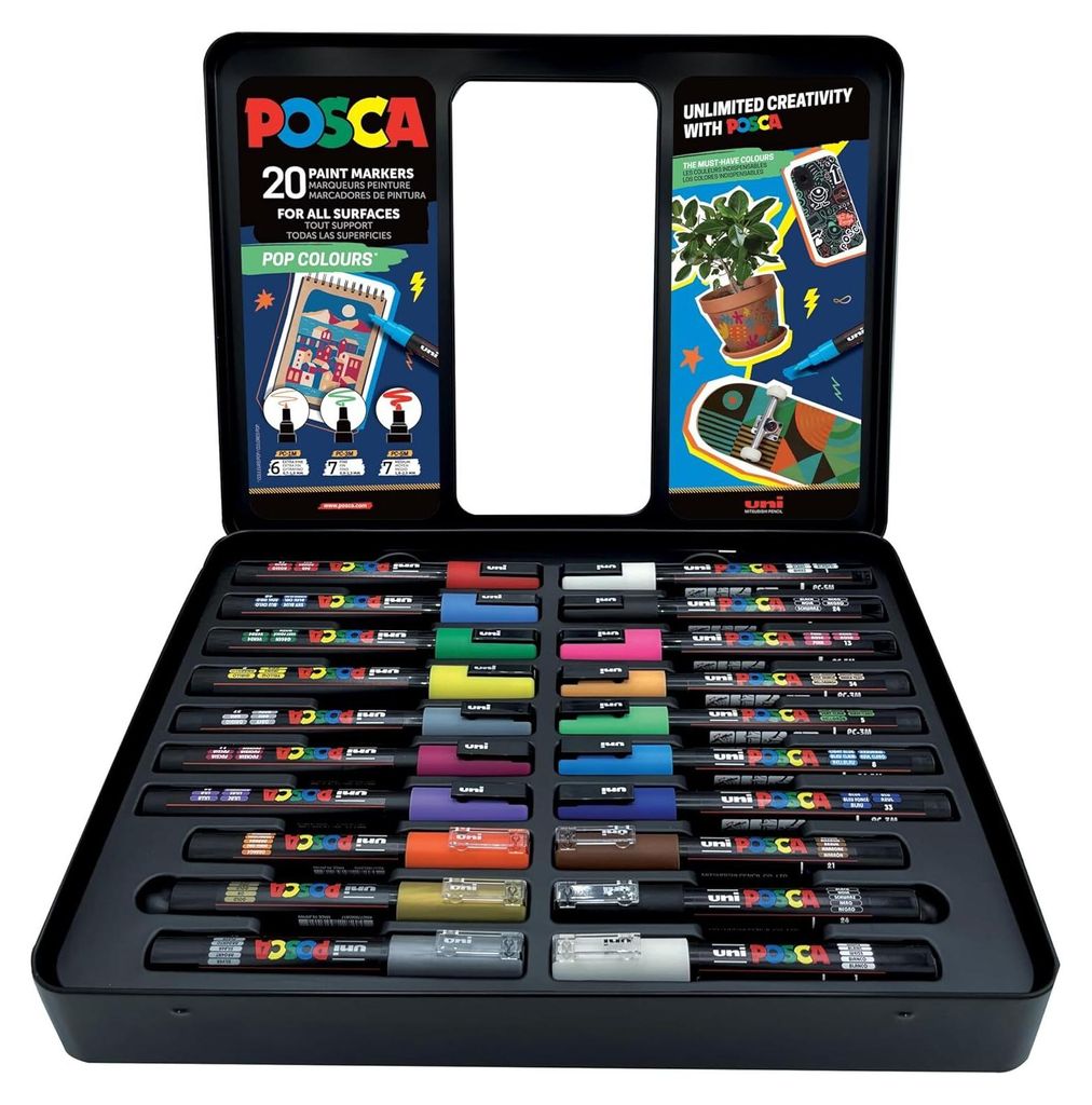 Posca 186831 POSCA Marker UNI Etui Pop Colours 20x Zdjęcie produktu 
