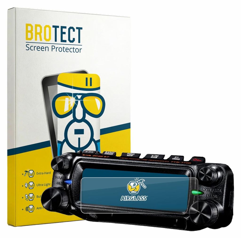 BROTECT Schutzglas für Yaesu FTM-310 Schutzfolie Panzer Folie Glas Display Schutz klar