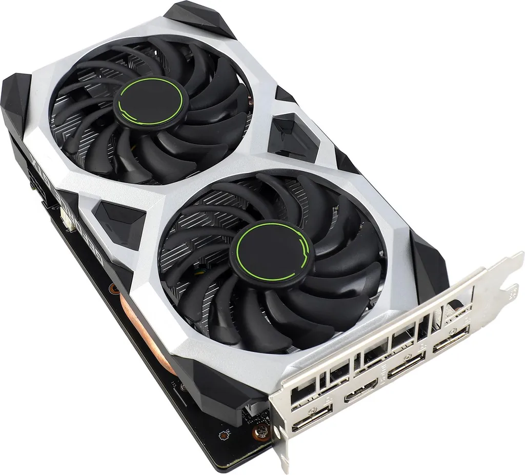 Carte graphique de jeu PC 6GB GDDR6 Interface 192 Bit PCI-E 3.0 Noir