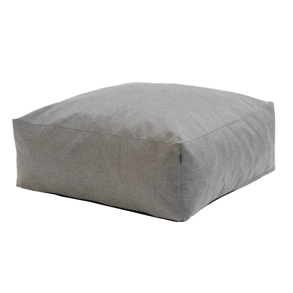 Pouf de jardin gris Mixi : la solution pour un balcon modulable et chic