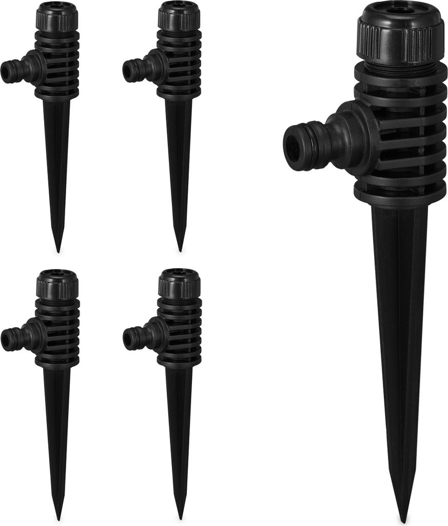 Relaxdays Irrigatori a spruzzo da giardino, set da 5, Immagine del prodotto 