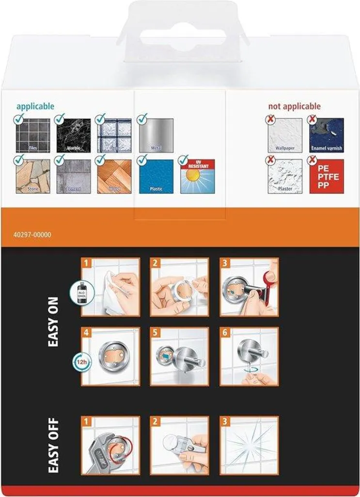 Porte-savon de douche autocollant - Idéal pour savon solide et éponge