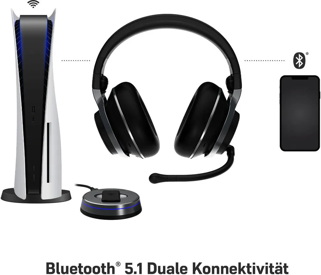 Turtle Beach Stealth Pro Casque Bluetooth antibruit pour Gaming PS5 - 3