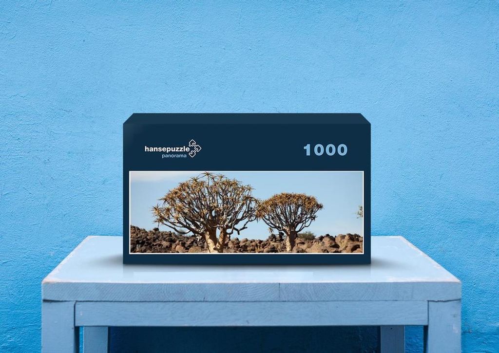 hansepuzzle 79809 - Namibia Puzzle, 1050 Teile, Natur, 60,0 x 46,0cm mit hochwertiger Aufbewahrung, Kartonbox und wiederverschließbarem Beutel