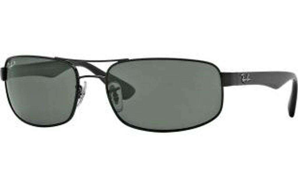 Ray-Ban RB3445, Dorosły, Uni , Prostokątny, Czarny, Zdjęcie produktu 