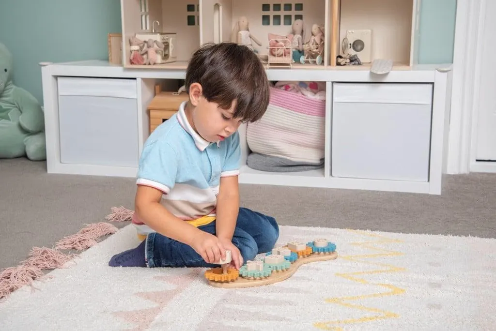Puzzle SiliSoft TickiT - Roue dentée éducative pour l'éveil logique - 3