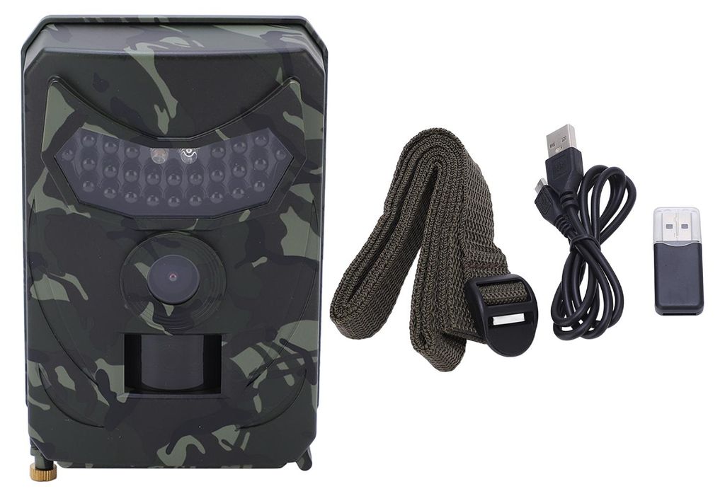 Wildkamera, wasserdicht, hochauflösende Infrarot-Bewegungsmelder-Kamera für den Außenbereich, IP56, 1080p