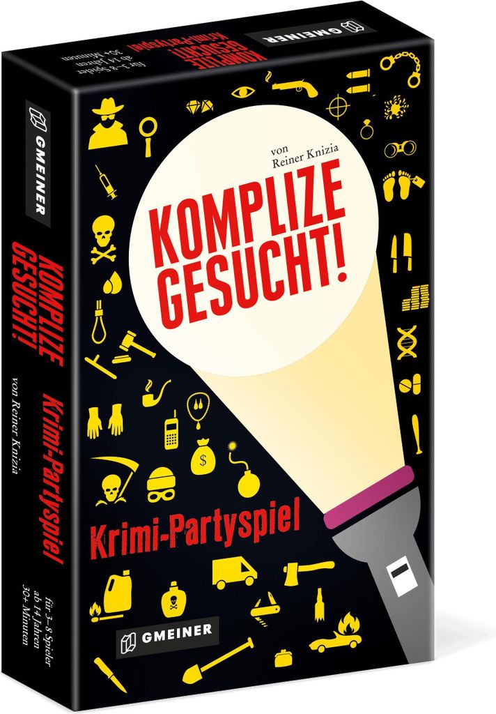 581772 - Komplize gesucht!, Kartenspiel, 3-8 Spieler, ab 14 Jahren (DE-Ausgabe)