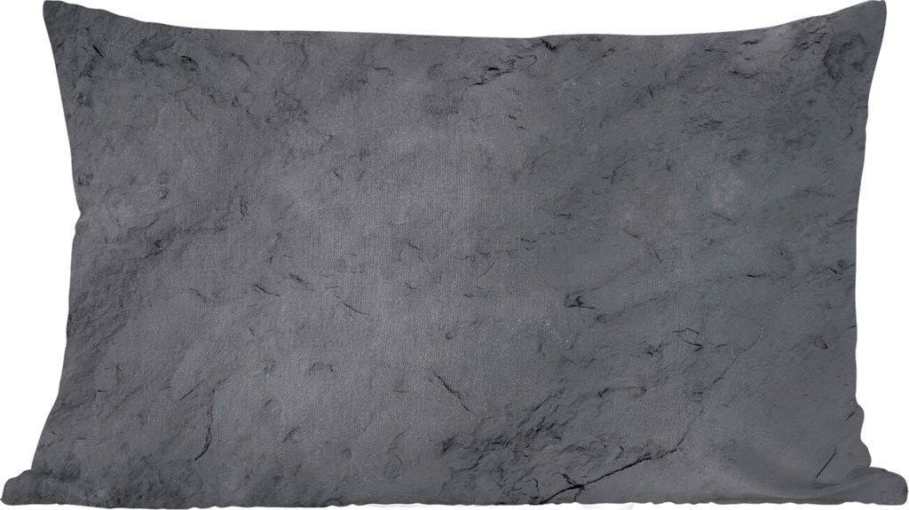 MuchoWow Zierkissen Sofakissen Wohnzimmer Dekokissen 60x40 cm Grau - Zement - Beton - Industriell - Strukturiert - Kopfkissen - Polster mit Foto
