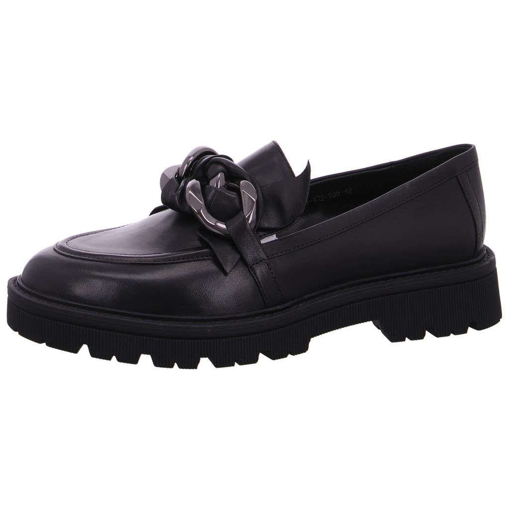 regarde le ciel Slipper Schwarz