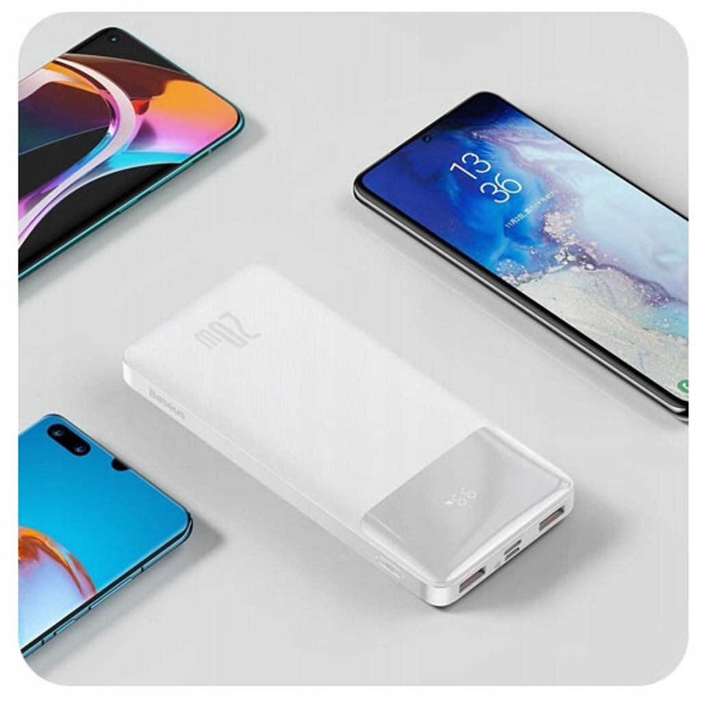 Baseus Bipow Digital Display Powerbank 10000mAh 20W 2x USB Produktbild 5