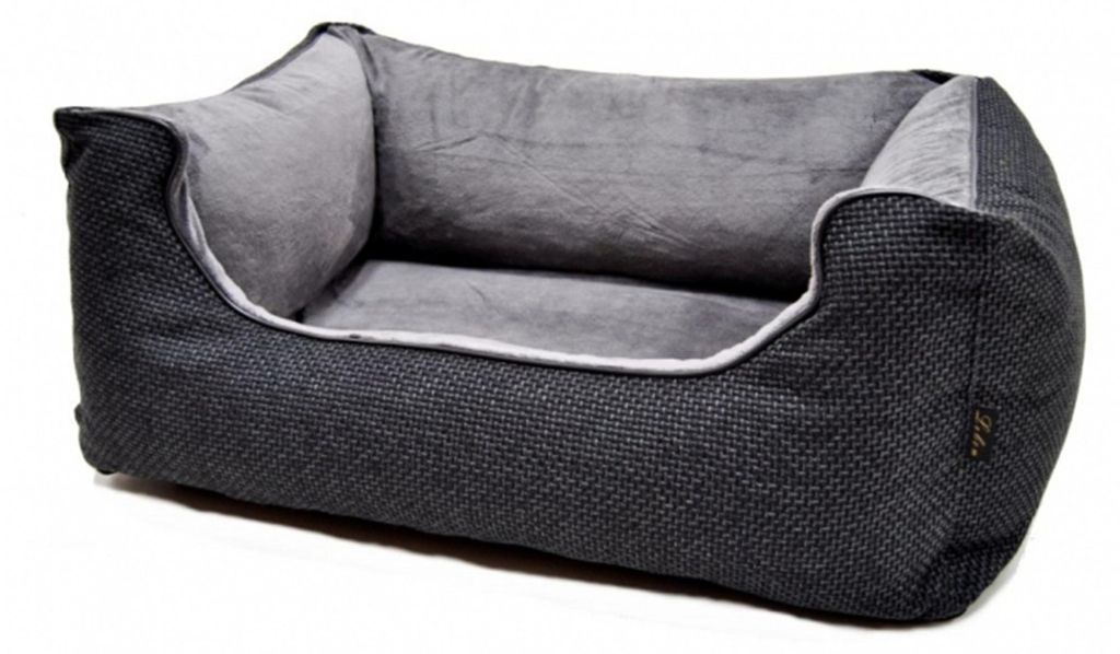 Lebon Hundebett Louis PLUS - Grau - 80 x 60 cm Produktbild 