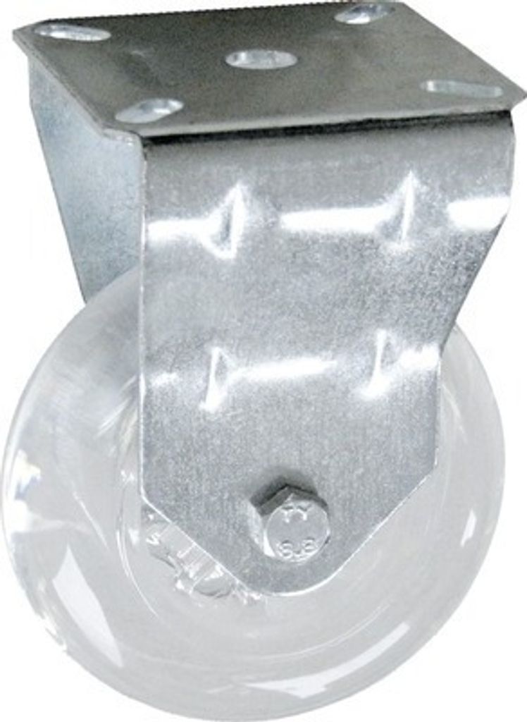 Design-Bockrolle m. Platte, 50 x 20 mm