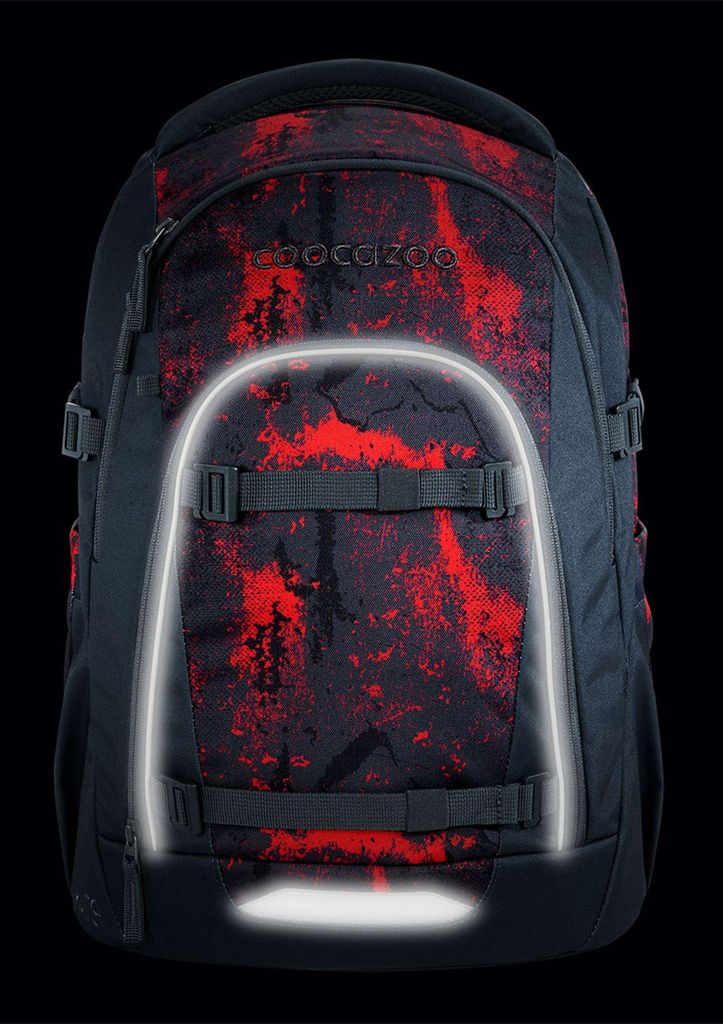 coocazoo sac d'école Mate School Backpack Broken Black gris Image du produit 