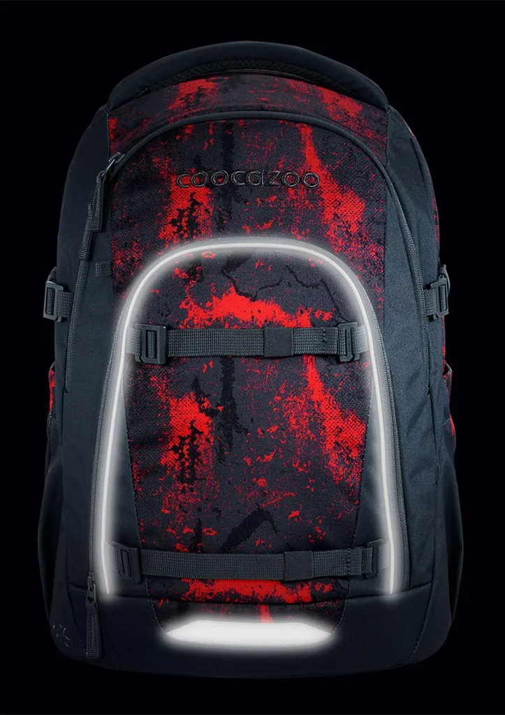 Grand sac scolaire coocazoo Mate pour le collège et lycée coloris gris