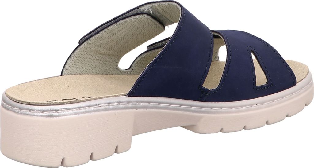 Rohde Damen Clog Pantolette Leder Blau 40 EU - Main Image