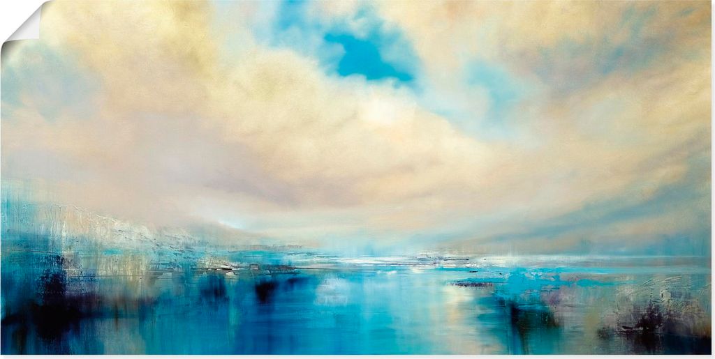 ARTland Poster Angekommen Größe: 150x75 cm