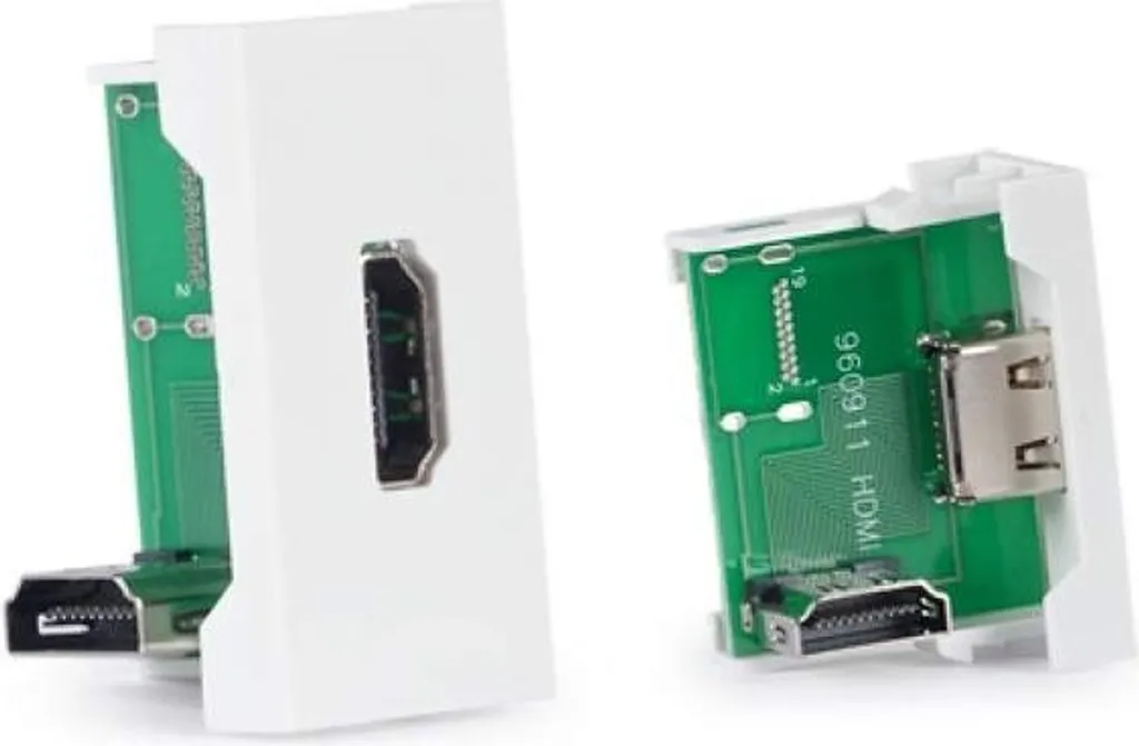 Module de connexion HDMI mural pour boîtier encastrable Fonestar blanc