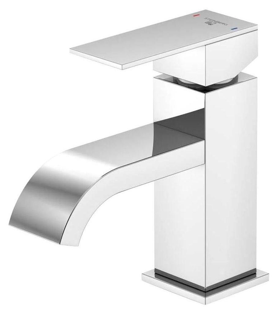Steinberg Serie 135 Waschtischarmatur, mit Ablaufgarnitur, Ausladung 120 mm, 1351001