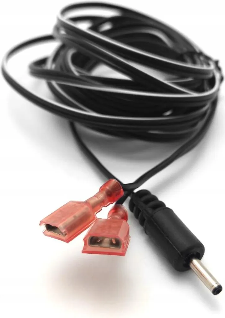 Câble 12V étanche de 3 mètres pour caméra de chasse avec fiche mâle 1 - 2