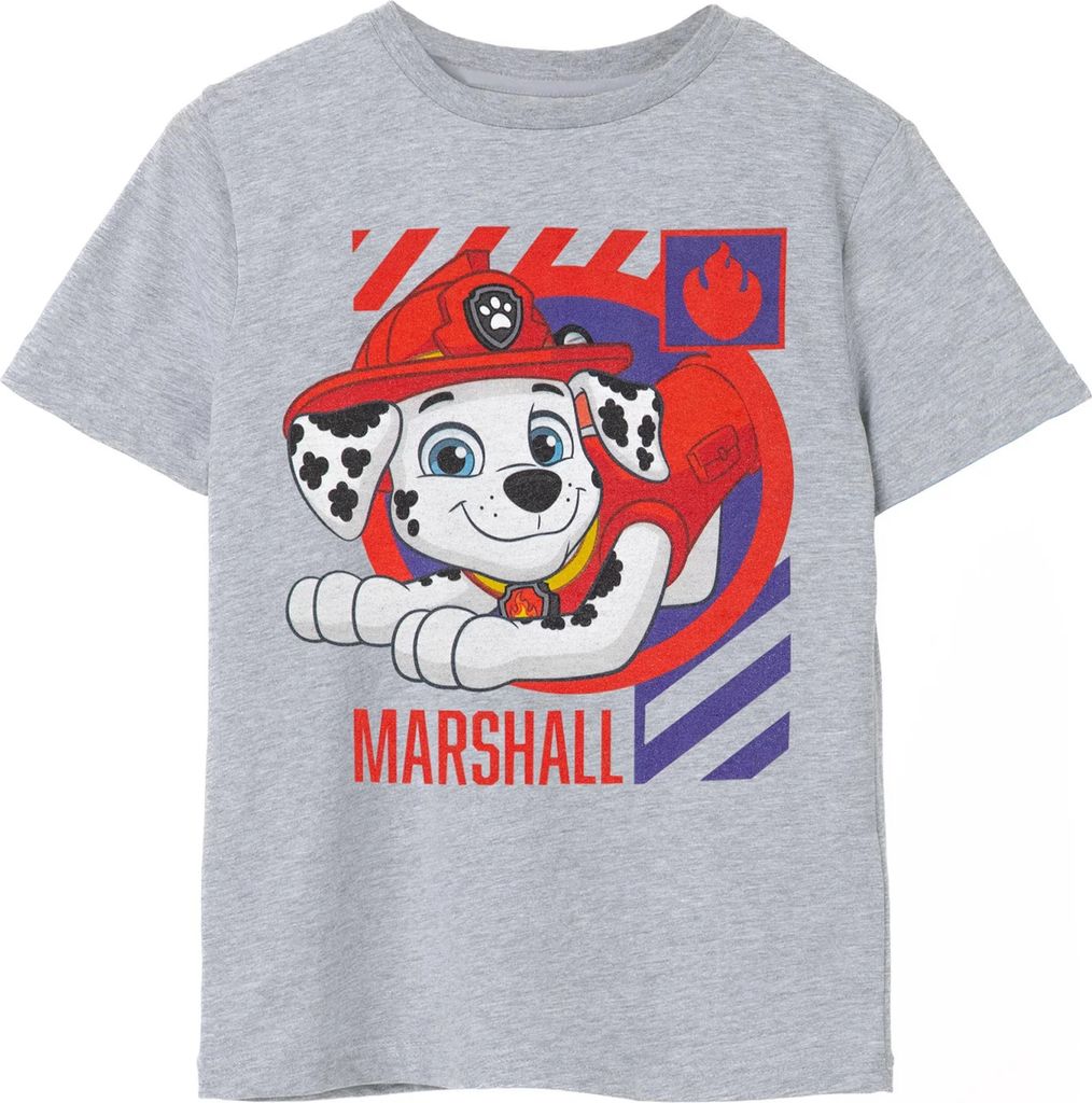 Paw Patrol - T-Shirt für Jungen NS7762 (128) (Grau meliert)