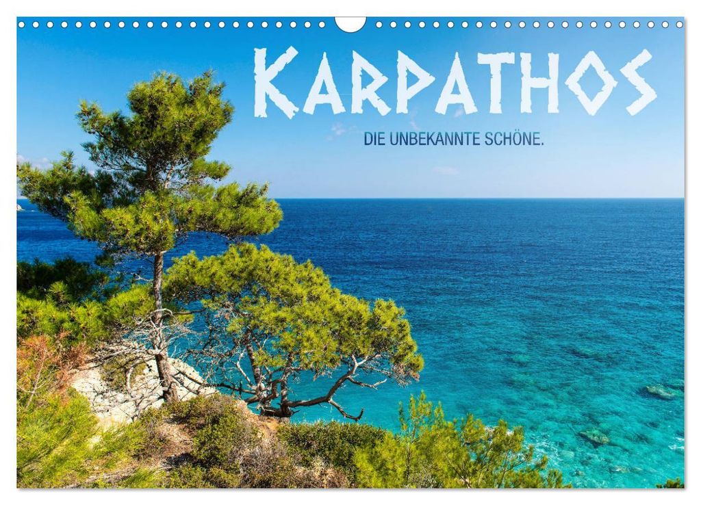 Karpathos – die unbekannte Schöne (Wandkalender 2027 DIN A3 quer), CALVENDO Monatskalender