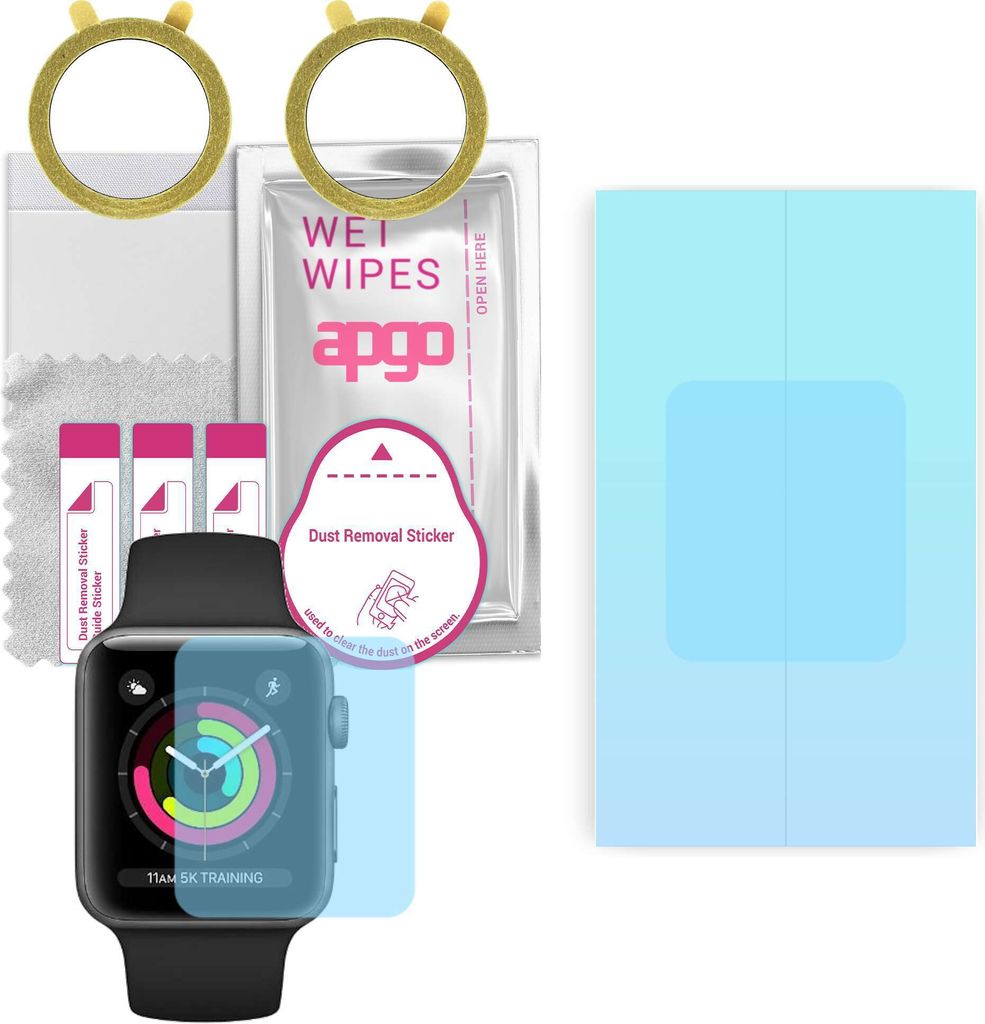 apgo 2 Stück HD HQ FLEX Schutzfolie kompatibel mit Apple Produktbild 