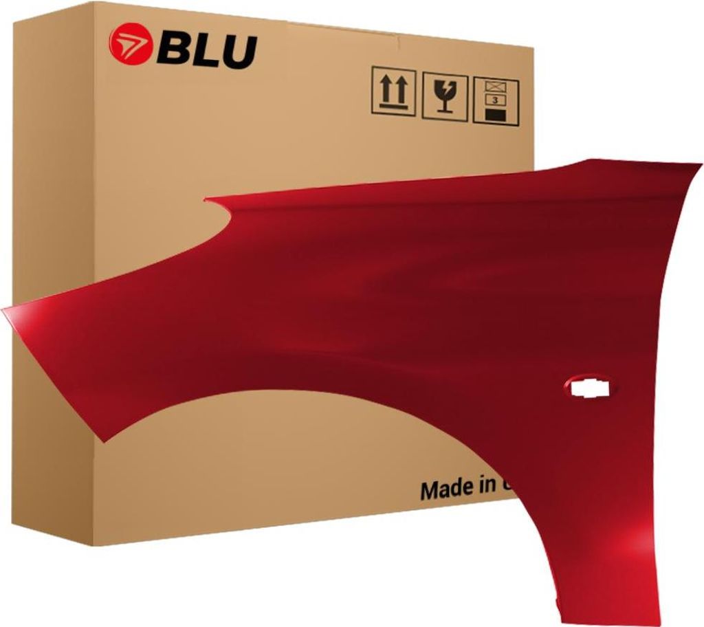 BLU Aile Compatible avec Peugeot 206+ KKN Gauche Rot Rouge Image du produit 