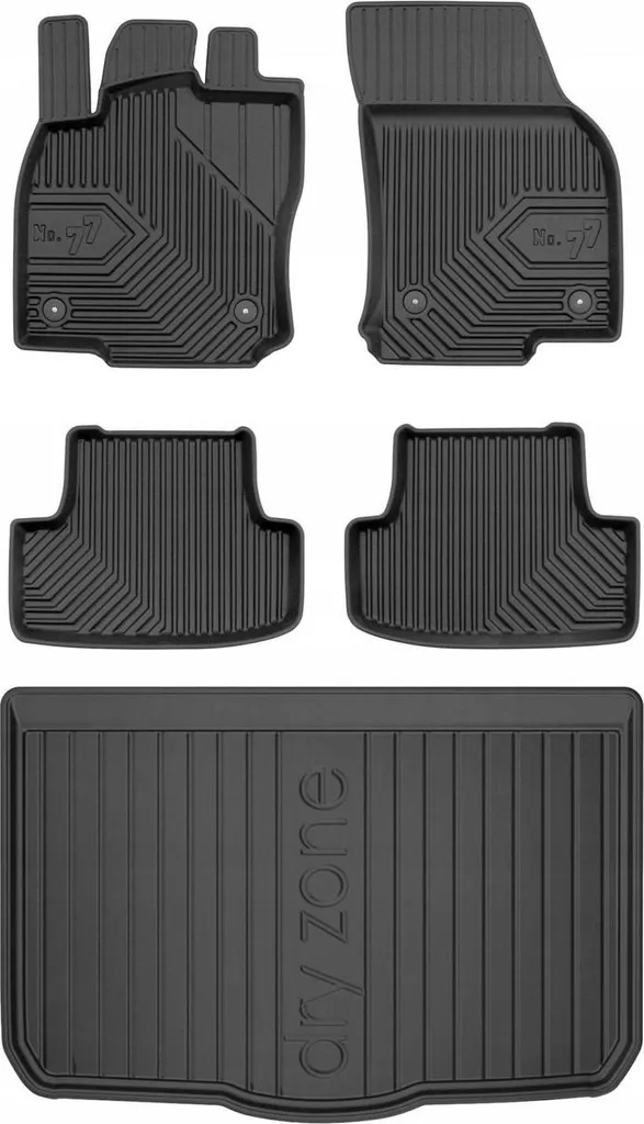 Offerta Set 77 Tappetini Gomma Audi Q2 - Qualità Premium Prezzo Outlet