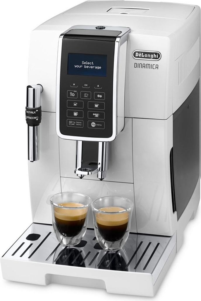 DeLonghi Dinamica ECAM 350.35W Kaffeevollautomat weiß Produktbild