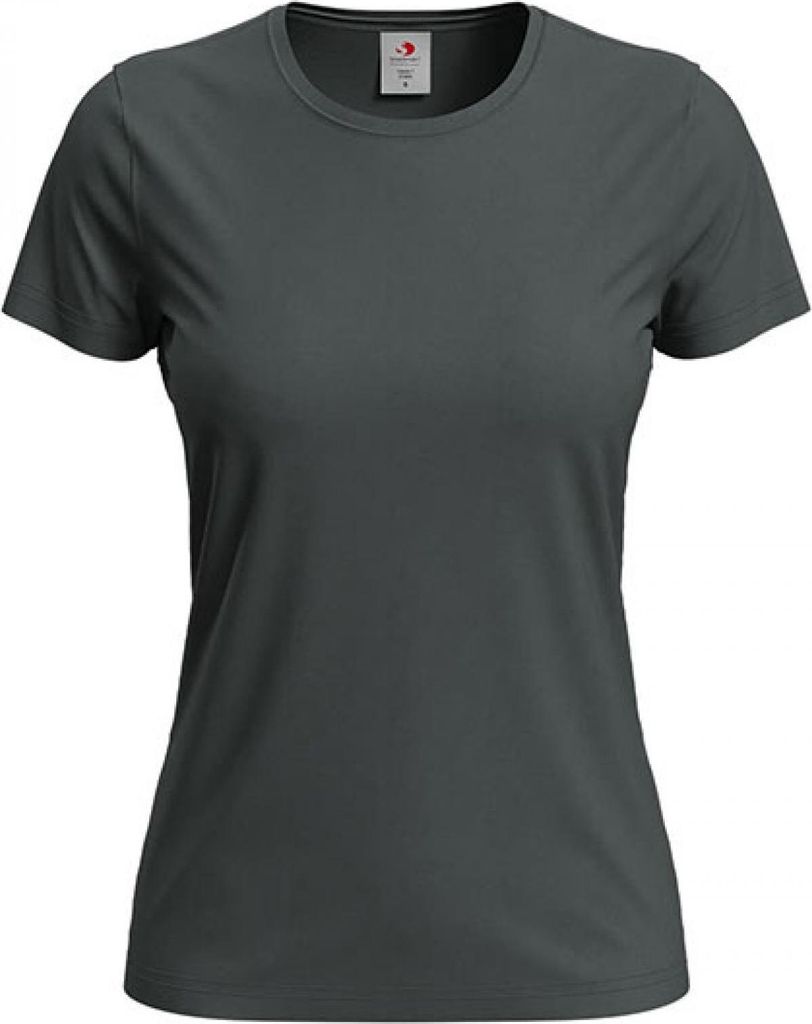 Stedman ST2600 | Classic Ladies Damen T-Shirt - Farbe: Slate Grey (Solid) - Größe: XS