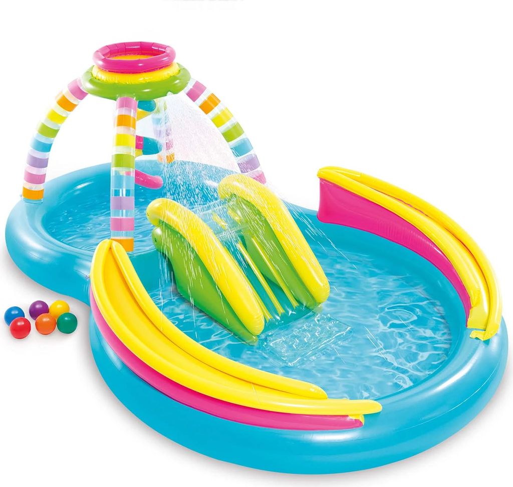 Aire De Jeux Gonflable Arc-En-Ciel 56137 Intex Image du produit 