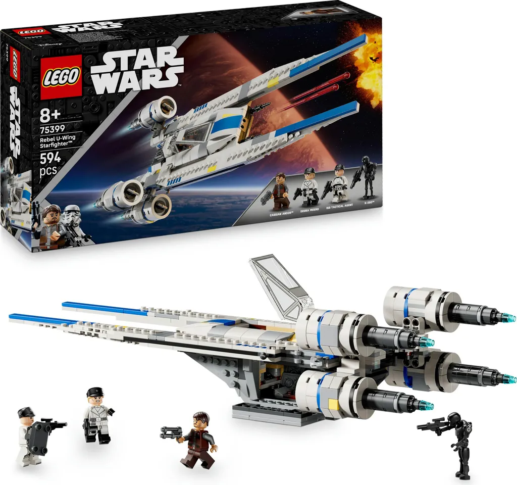 LEGO Star Wars 75399 Chasseur rebelle U-wing - Maquette de collection