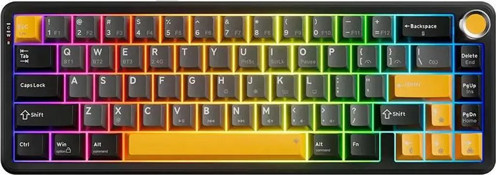 Clavier Gamer Mécanique Bluetooth Marvo Titan 65 Noir One Size Azerty